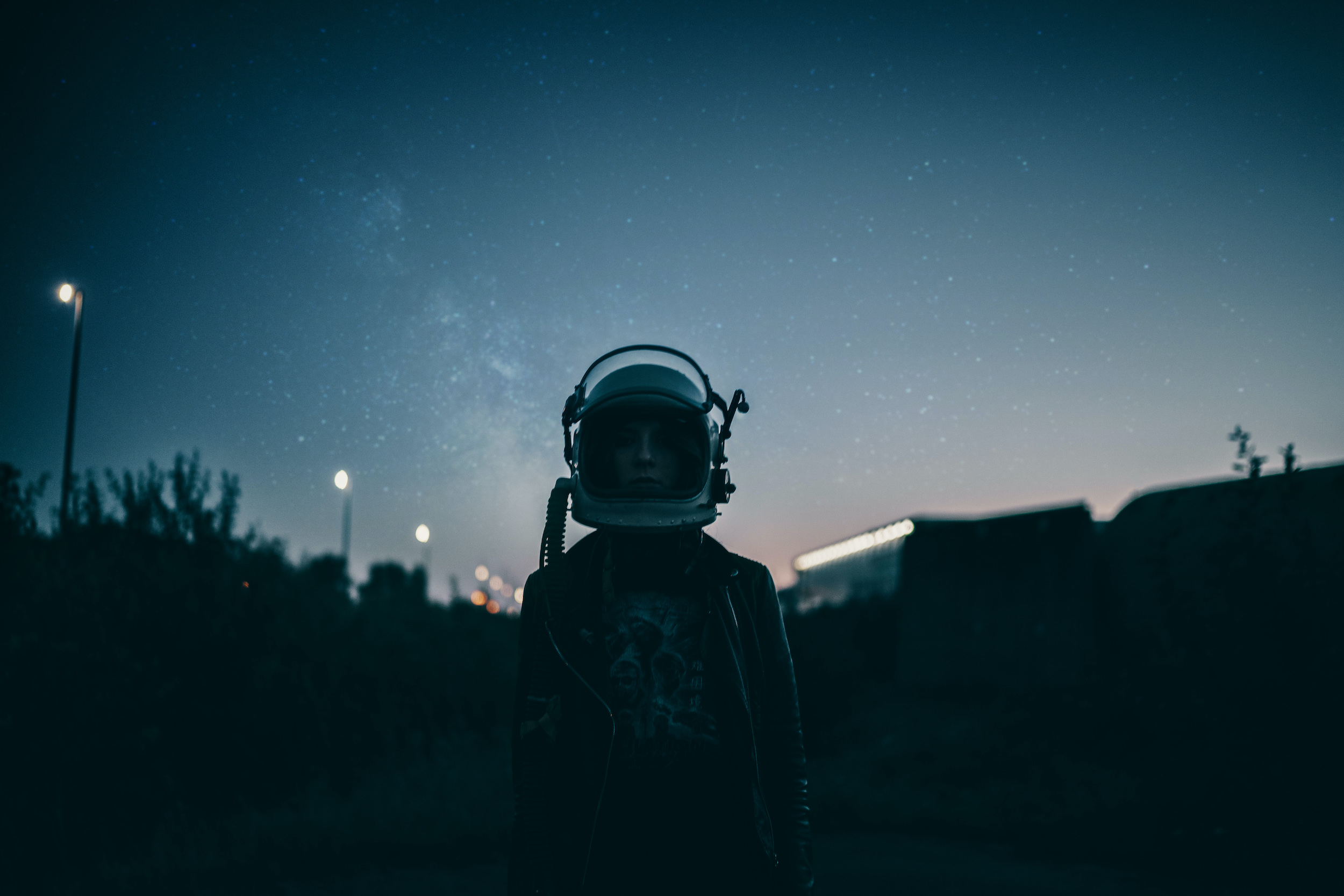 spacegirl, girl with-helmet, night, stars, galaxy, astronaut, cosmonaut, cosmoticgirl